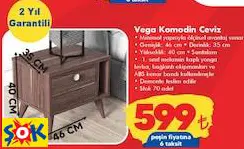 RUUM STORE VEGA KOMODİN CEVİZ RUUM STORE VEGA KOMODİN CEVİZ